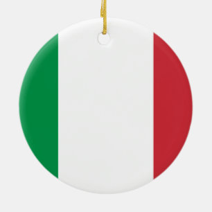 Décoration En Céramique Drapeau de l'ornement italien