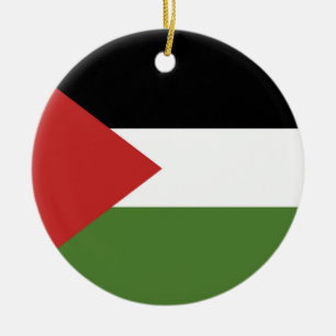 Décoration En Céramique Drapeau de Palestine