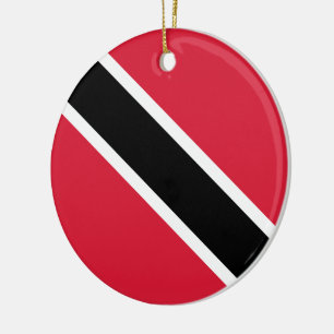 Décoration En Céramique Drapeau de Trinité-et-Tobago