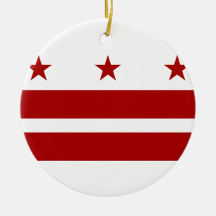 Décoration En Céramique Drapeau de Washington DC