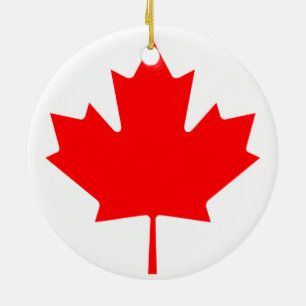 Décoration En Céramique Drapeau du Canada