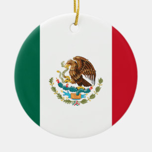 Décoration En Céramique Drapeau du Mexique