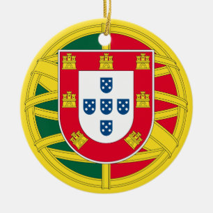 Décoration En Céramique Drapeau du Portugal pour jour férié au Portugal
