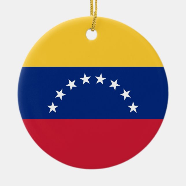 Décoration En Céramique Drapeau du Venezuela (Devant)