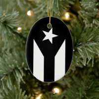 Drapeau noir de Porto Rico