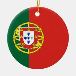 Décoration En Céramique Drapeau portugais