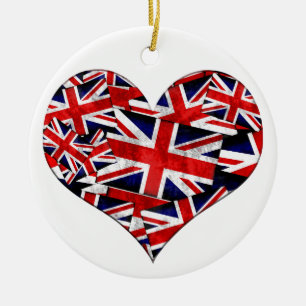 Décoration En Céramique Drapeau Union Jack British England UK