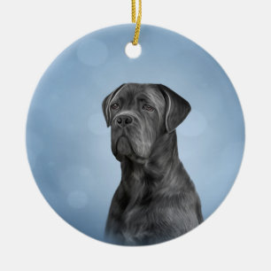 Décoration En Céramique Drawing dog Cane Corso