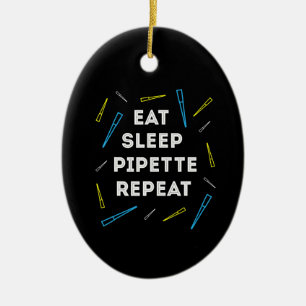 Décoration En Céramique Drôle Biologique Mangez une pipette de sommeil R