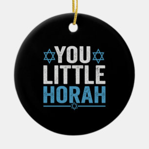 Décoration En Céramique Drôle de Hora de Hanukkah Danse humoristique de fê