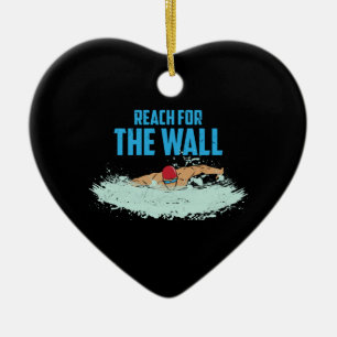 Décoration En Céramique Drôle Devis nage nage nage cadeau nageur