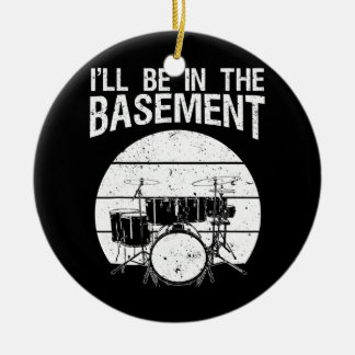 Décoration En Céramique Drôle Drummer Art Pour Hommes Femmes Drum Set Drum