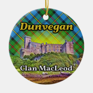 Décoration En Céramique Dunvegan Castle Clan MacLeod Isle of Skye Scotland