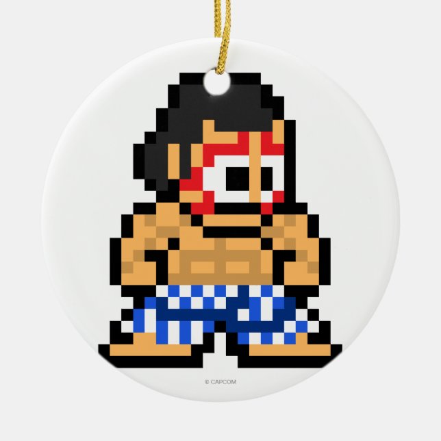 Décoration En Céramique e. à 8 bits Honda (Devant)