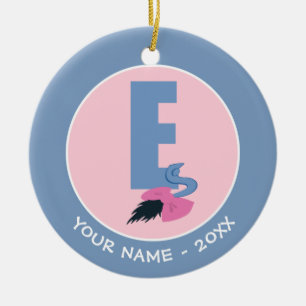 Décoration En Céramique E est pour Eeyore Ajouter Votre Nom