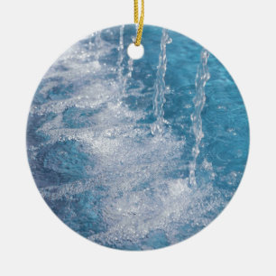 Décoration En Céramique Eau bleue