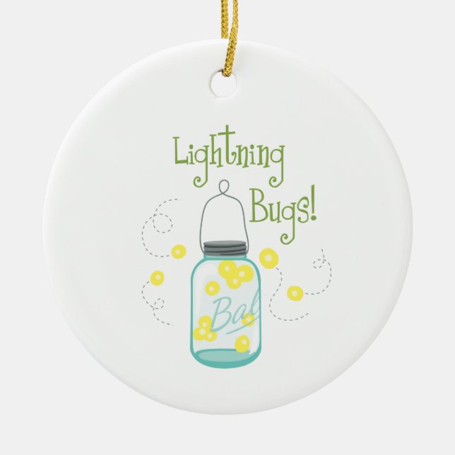 Décoration En Céramique Éclair (Devant)