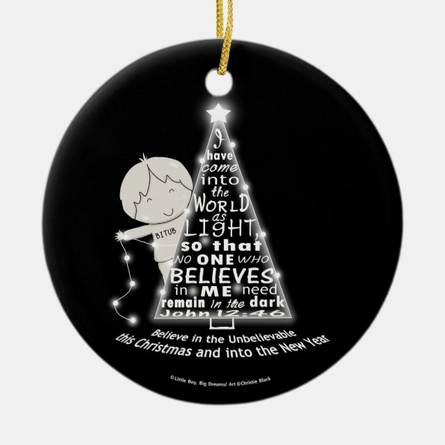 Décoration En Céramique Éclairage de l'arbre (Devant)