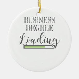 Décoration En Céramique École de commerce Cadeau étudiant Diplôme d'affair