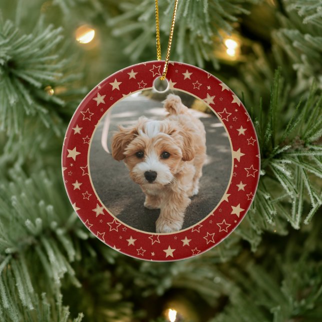 Décoration En Céramique Editable Christmas Pet Photo Decoration (Arbre)