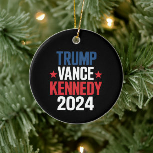 Décoration En Céramique Élection Trump Vance Kennedy Président 2024 