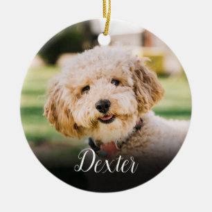 Décoration En Céramique Elégant animal de compagnie photo Cat Dog Memorial