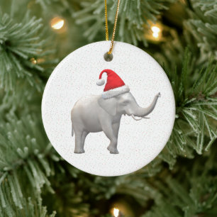 Décoration En Céramique Eléphant blanc