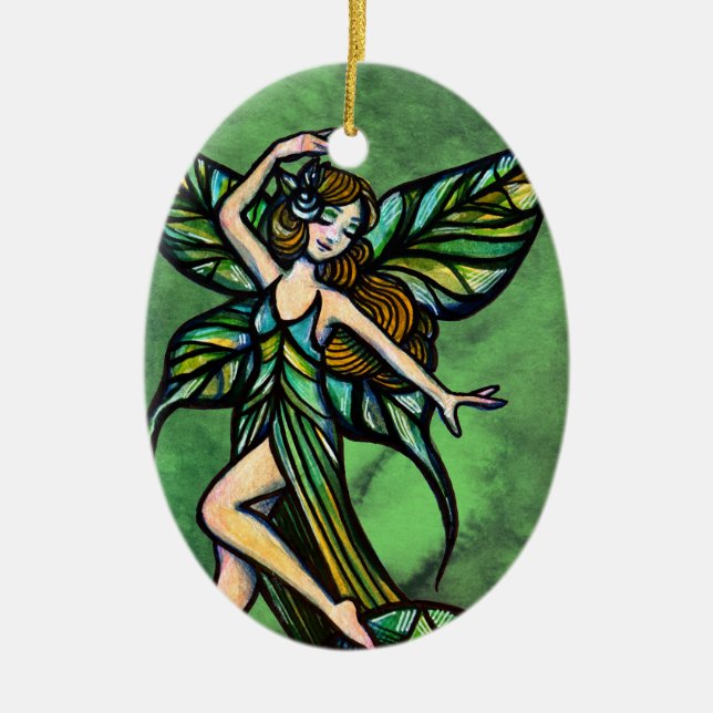 Décoration En Céramique Emerald Fairy (Devant)