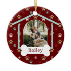 Empreinte de patte de chien Motif personnalisé Nom