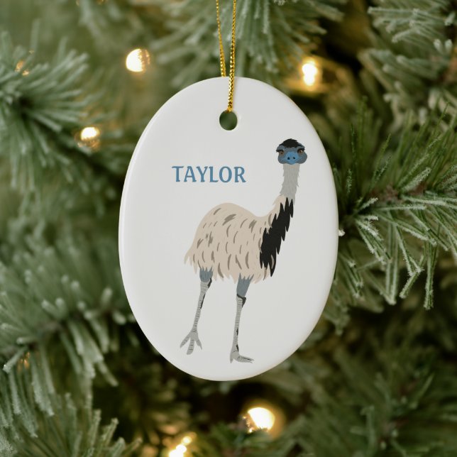 Décoration En Céramique Emus Bird Lovers Personnalisé (Arbre)