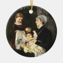 En Ammes Besøg - Beaux-arts de Bertha Wegmann