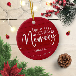 Décoration En Céramique En Mémoire Amoureuse Chat Ou Chien Pet Garde Mémor