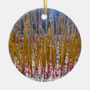 Décoration En Céramique Encens dans un temple - Zhongdian, Yunnan, Chine