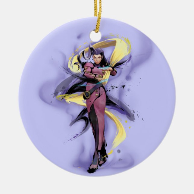 Décoration En Céramique Énergie rose (Devant)