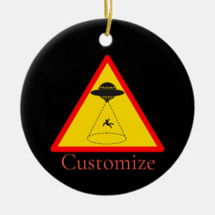 Décoration En Céramique Enlèvement d'Alien UFO Thunder_Cove