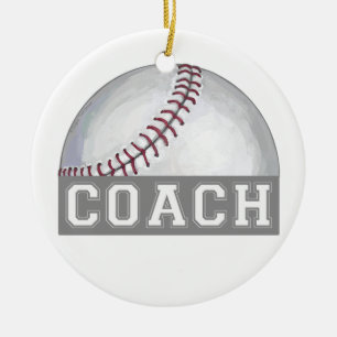 Décoration En Céramique Entraîneur de baseball