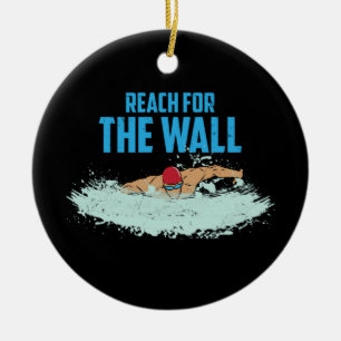 Décoration En Céramique Entraîneur nageur