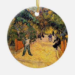 Décoration En Céramique Entrée du Parc Public par Vincent van Gogh