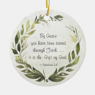 Décoration En Céramique Ephesians 2:8