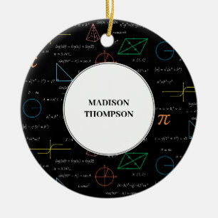 Décoration En Céramique Équations mathématiques colorées Formules mathémat