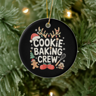 Décoration En Céramique Équipe de fabrication de biscuits Renne Cerfs Bisc