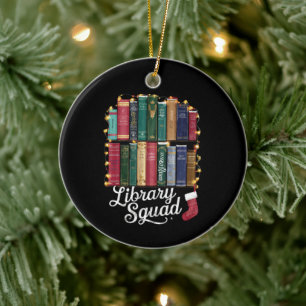Décoration En Céramique Équipe de la bibliothèque Amateurs de livres de No