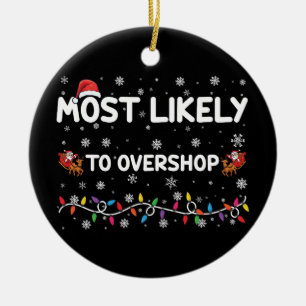 Décoration En Céramique Équipe de Noël la plus susceptible de trop magasin