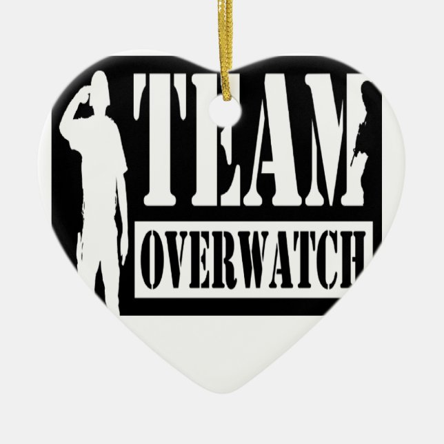 Décoration En Céramique Équipe Overwatch (Devant)