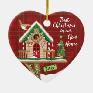 Décoration En Céramique ęr Noël, notre nouvelle maison, volière