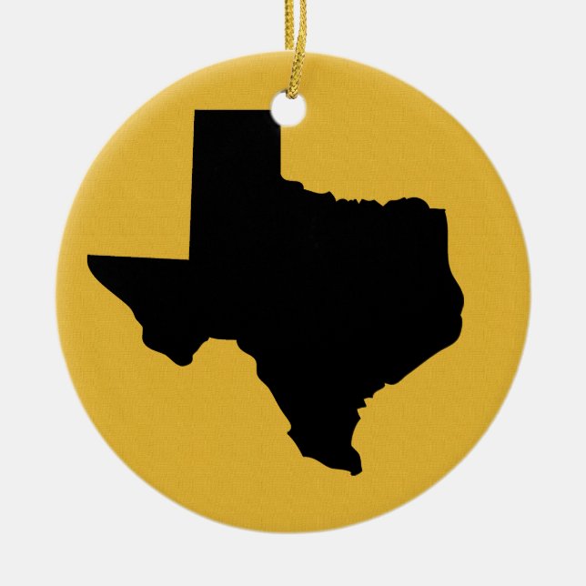 Décoration En Céramique États-Unis Texas - SRF (Devant)