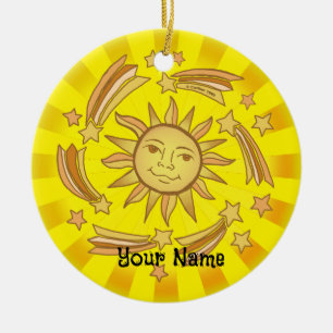 Décoration En Céramique Étoiles du Soleil