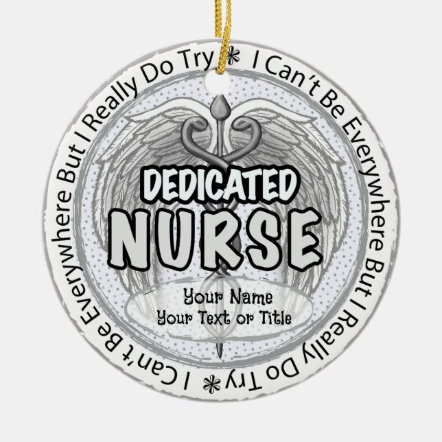 Décoration En Céramique Everywhere nurse  (Devant)