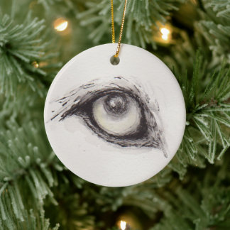 Décoration En Céramique Eye of the Wolf – Gaze Collection Ceramic Ornament