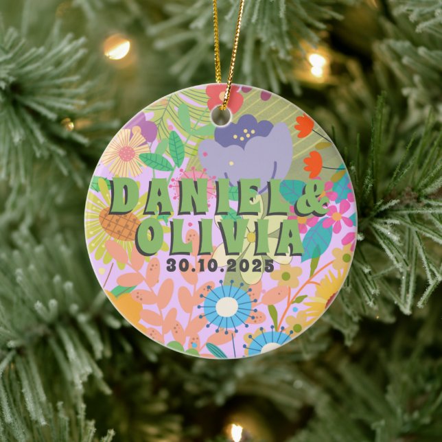 Décoration En Céramique Faire-part de mariage (Arbre)